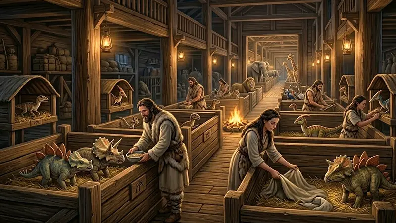 Os Dinossauros caberiam dentro da Arca de Noé?