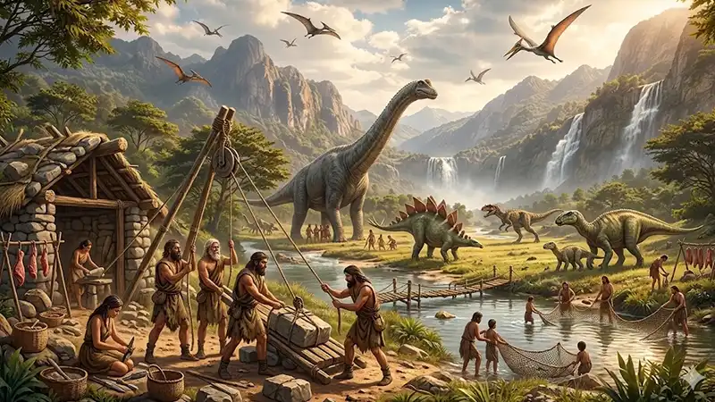 Os Dinossauros estavam vivos nos tempos do Dilúvio