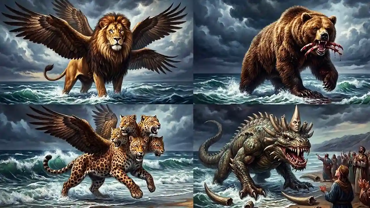 A visão da Besta que emerge do mar em Apocalipse 13. A visão da Besta que emerge do mar em Apocalipse 13.